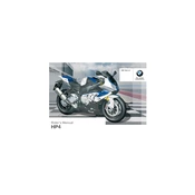 BMW HP4 2012 Motorcycle manual cover