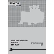 Sencor SSS 4001 Audio System manual cover