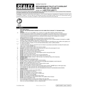 Sealey LED170 Floodlight manual cover