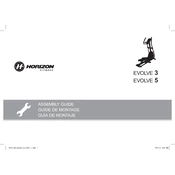 Horizon Fitness Evolve 3 Elliptical manual cover