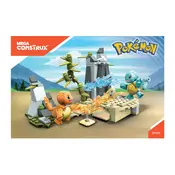 Mega Construx Mattel Pokemon Squirtle DYF10 Construction Set manual cover