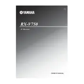 Yamaha RX-V750 Receiver manual cover