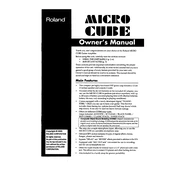 Roland Micro Cube manual cover