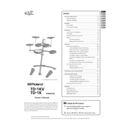 Roland TD-1K manual cover