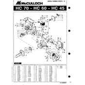 McCulloch HC45 manual cover