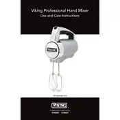 Viking VHMD9 Mixer manual cover