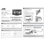 JVC LT-32C650 manual cover