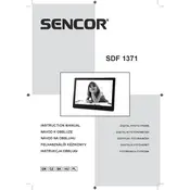 Sencor SDF 1371 Frame manual cover