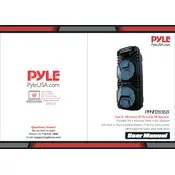 Pyle PPHP2836B Speaker manual cover