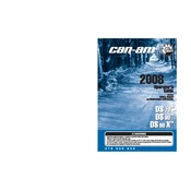 Can-Am DS 70 2008 Vehicle manual cover