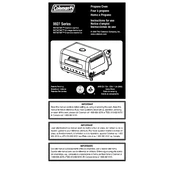 Coleman Instastart Propane Oven 9927 Series manual cover