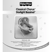 Fisher Price Mattel Classical Chorus Starlight 79668 Bassinet manual cover