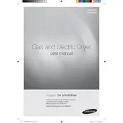 Samsung DV339A Dryer manual cover