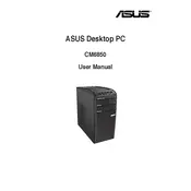 ASUS Essentio CM6850 CPU manual cover