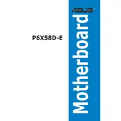 ASUS P6X58D-E Motherboard manual cover