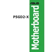 ASUS P5GD2-X Motherboard manual cover