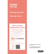 Canon Pro-200 manual cover