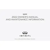 Infiniti QX80 2022 SUV manual cover