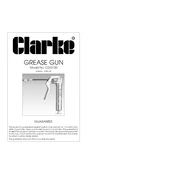 Clarke 764015 CGG120 Grease Gun manual cover