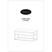 Crosley CF1402 Table manual cover