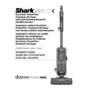 Shark Vertex Duoclean Powerfins AZ1800 Vacuum manual cover