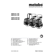 Metabo ASR 25 L SC Vacuum Cleaner manual cover