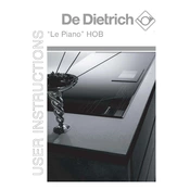 De Dietrich DTIM1000C Hob manual cover