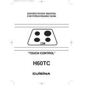 Cuisina H60TC Hob manual cover