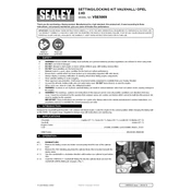 Sealey VSE5009 Kit manual cover