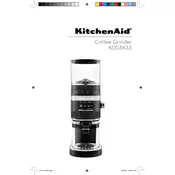 KitchenAid KCG8433 Grinder manual cover