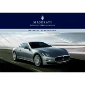 Maserati GranTurismo MC 2015 Grand Tourer manual cover