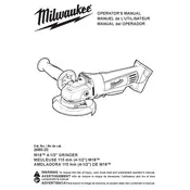 Milwaukee M18 2680-20 Grinder manual cover