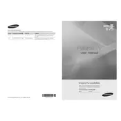 Samsung C675 Series TV