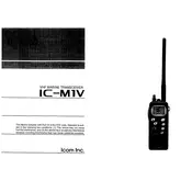 Icom IC-M1V Transceiver manual cover