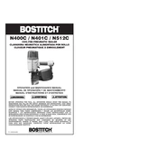 Bostitch N400C-1 Nailer manual cover