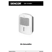 Sencor SDH 1010WH Dehumidifier manual cover