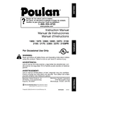 Poulan Pro 1950 Chainsaw manual cover