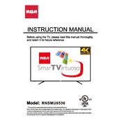 RCA RNSMU6536 TV manual cover