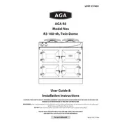 AGA R3 100-4h Cooker manual cover