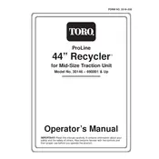 Toro 44-inch 30146 Mower manual cover