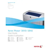 Xerox Phaser 3010 Printer manual cover