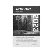 Can-Am DS 250 2023 Vehicle manual cover