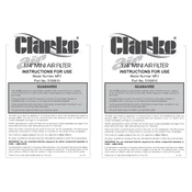 Clarke 5100810 MF2 Mini Air Filter manual cover