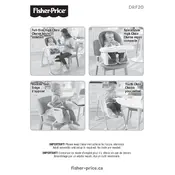 Fisher Price Mattel 4-in-1 Total Clean High DRF20 Chair manual cover