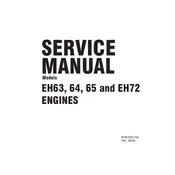 Subaru EH63 Engine manual cover