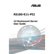 ASUS RS100-E11-PI2 Server manual cover