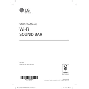 LG SP11RA SP11RA.DUSALLK Sound Bar manual cover