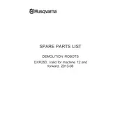 Husqvarna DXR250 Demolition Robot