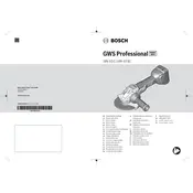 Bosch 0 601 9G3 40B Grinder manual cover