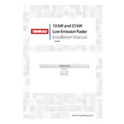 Simrad Navico 10 kW Radar manual cover